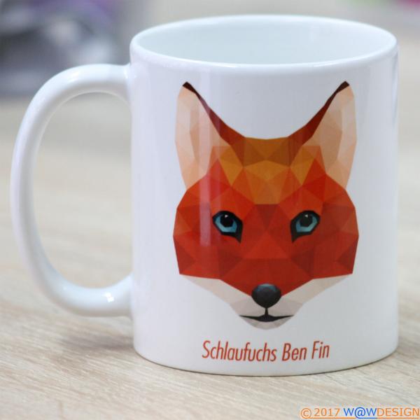 Kaffeebecher Schnux mit Namen