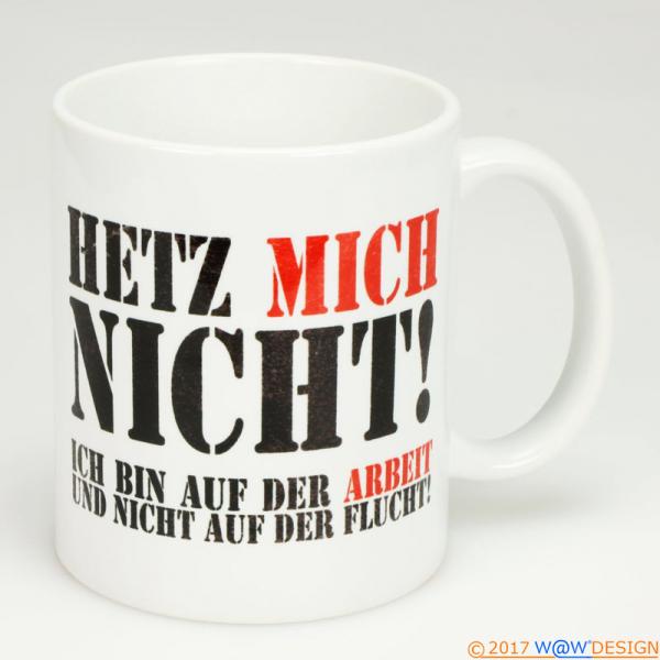 Kaffeebecher Het Mich Nicht! at Work - Henkel rechts